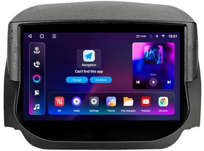9 Pollici Android 13 Autoradio per Ford Ecosport Eco Sport 2014-2018 Navigazione GPS Touch screen con Bluetooth SWC FM RDS Radio AHD WIFI DVR Ventola di raffreddamento(2+32G)