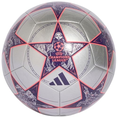 Adidas UEFA Champions League Club Ball JP1539, Unisex Footballs, Silver, 3 EU