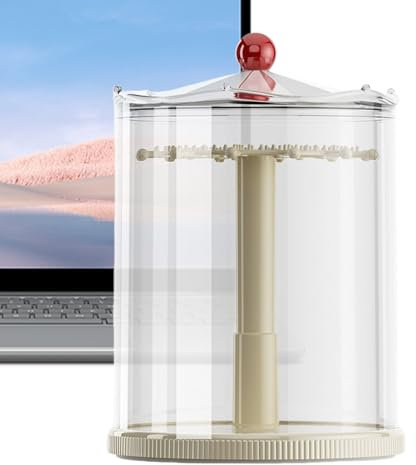 XUQEAYWD Figuren Vitrine - Transparenter Aufbewahrungsschrank,Staubdichte Drehbare Aufbewahrung Zu Hause Wohnzimmer Schlafzimmer Laden Dekoration