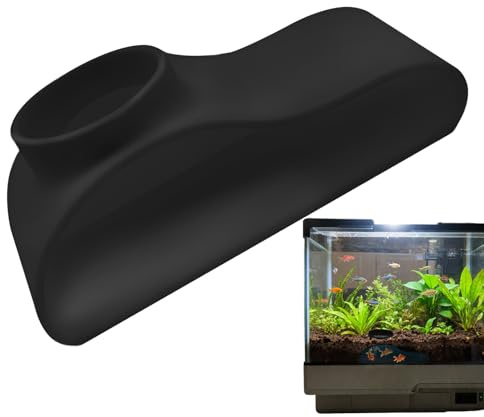 Höhle für Aquarium, unterirdischer Tunnel, Tunnel für Betta Guppy Schildkröte Corydoras Wels Loche Clown Cichlid Reptil | Versteck für kleine Buntbarsche Corydoras Fisch Katze