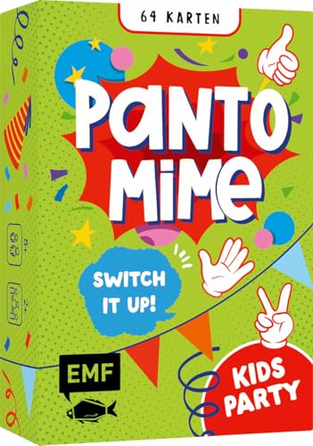 Kartenspiel: Pantomime - Switch it up! - Kids-Party: Wer darstellt, muss auch raten! - Der Spieleklassiker mit lustigen Challenges für Geburtstagspartys, Ferien und Co. - ab 8 Jahren