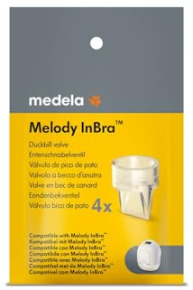Medela Replacement Duckbill Valve, 4-Pack, Designed for Melody InBra™ Breast Pump