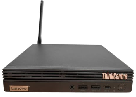Lenovo Mini-PC Desktop-Computer ThinkCentre M70q Gen 3 Tiny, Core i5-12500T; RAM 16 GB, SSD 256 GB, Win 11 Pro (Generalüberholt)