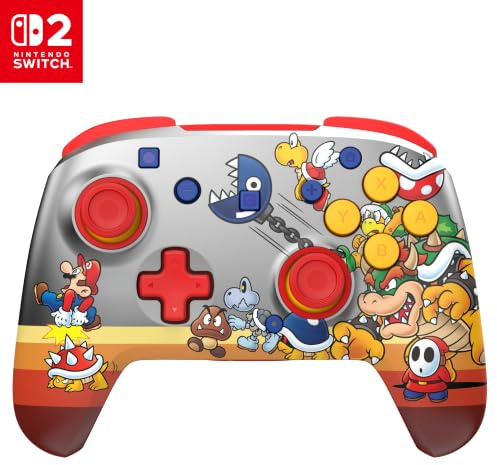 Turtle Beach Rematch kabelloser Controller: Koopa Troop, Nintendo Switch 2 | Nintendo Switch OLED, TMR-Thumbsticks, 40-Std.-Akku, 2 belegbare Rücktasten, Bewegungssteuerung, Koopa Troop