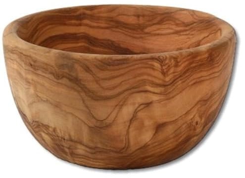 Bol rond en bois d'olivier Ø env. 13 cm