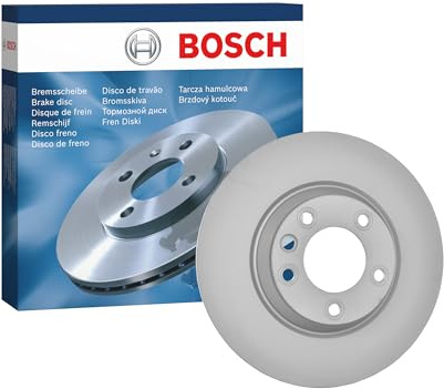 Bosch BD1114 Brake Disc - 350 mm - Front Axle - 1 Single Disc | Vented High-Carbon Disc - ECE-R90 Certified - Great Cooling and Noise Suppression, Advanced Corrosion protected