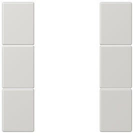 Jung KNX Spiel Tasten F50 KNX 3 Phasen Serie LS HELLGRAU