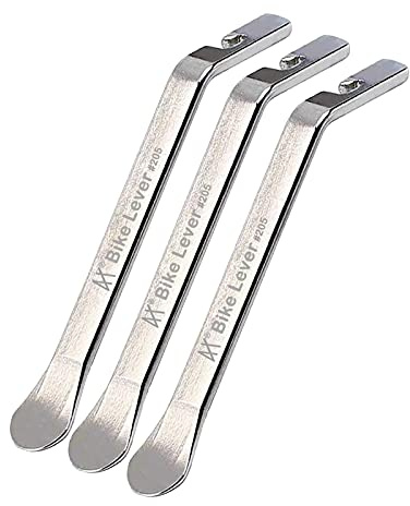 Tragoods Premium Bicycle Tire Lever Tyre Spoon Iron Changing Tool, Bike Tire Levers Premium Stainless Steel Levers to Repair Bike Tube, Best Tire Changing Tool, Set of 3