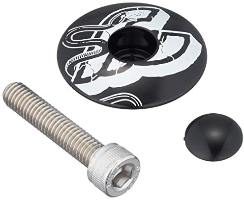 Cinelli Lenkerendstopfen Top Cap, Mike Giant - Schwarz Weiß, 708000