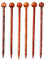 Minkissy Wood Hair Sticks, 6pcs Chinese & Japanese Chopsticks Hairpins - Jewelry Accessories