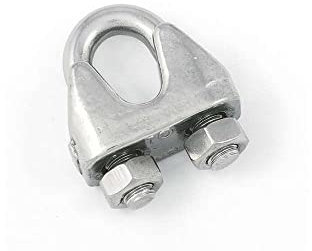 MASIDEF CCS0010012 Seilklemme DIN 741 für Seildurchmesser 12 mm Stahl verzinkt