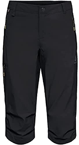 Odlo Damen 3/4 Wanderhose WEDGEMOUNT, Black, 36
