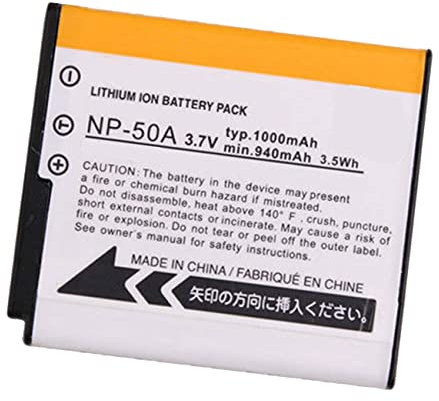 Backupower NP-50 NP-50A Replacement Battery Compatible with Fujifilm Fuji X10 X20 XF1 XP200 XP150 XP100 SQ10 Instax Share SP-3 F100ER F550EXR Camera Battery Additional Battery