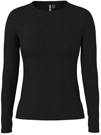 PIECES Damen T-Shirt,Schwarz,S
