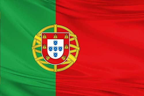 HoitoDeals 3x2' World Cup Football 2022 Portugal Flag For Games, Rugby, Events, Parties and Sporting Events, National Day, Royal Party Decorations