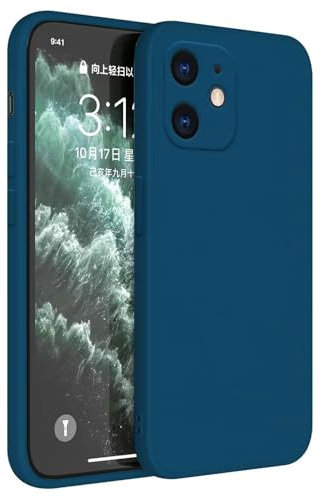 Topme Cover per iPhone 11 (6.1 Inches) Custodia Case, Protezione Della Pelle Della Custodia in Silicone Tpu - Blu zaffiro