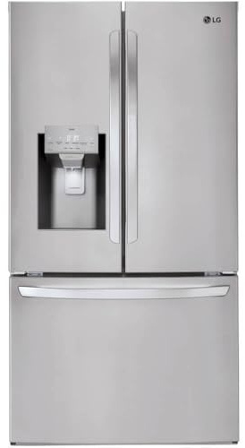 LG 36 Inch Smart French Door Refrigerator with 28 cu.ft. Capacity, WiFi Enabled, ThinQ Technology, Slim SpacePlus® Ice System, PrintProof™ Stainless Steel