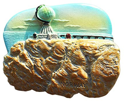 Norwegen Nordkape Kühlschrankmagnet Reise Souvenir 3D Kühlschrank Dekoration Magnetaufkleber Handbemalte Bastelkollektion
