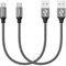 Cavo USB type-c, [2Pezzi 0.3M] Cavo USB C Nylon Ricarica Rapida per Android Samsung Galaxy S21 Ultra,Note 20,Z Fold 3,Huawei P50,Mate 40,MateBook,Xiaomi Mi 11 Lite,OnePlus 9,Google Pixel 5,Realme