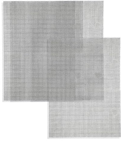 4pcs Wire Mesh Sheets,Stainless Steel Woven Wire Mesh Panels,Woven Fine Wire Mesh Sheet,Metal Insect Mesh Sheet,Fine Wire Mesh for Mice Rodent Rat Air Bricks Garden Home(15x21 cm)