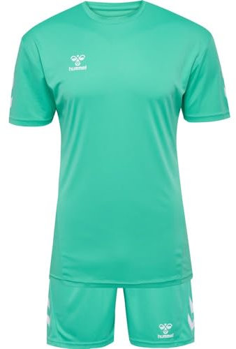 hummel Trikot Set Weiß Gruen, M Herren