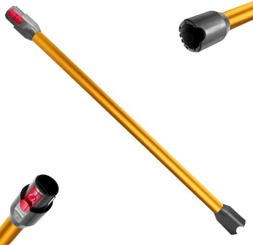 Saugrohr kompatibel für Dyson V12 digital slim,Stabstaubsauger Verlängerungsschlauch kompatibel für Dyson V12 V10,Ersatz Verlängerungsstange Teleskoprohr Zubehör 76cm(Orange )