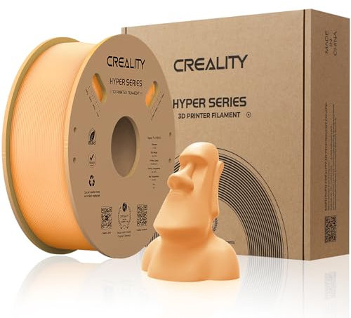 Creality offizielles 3D Drucker Filament, Hyper PLA High Speed Filament, 1.75mm 3D Druck Filament für Hochgeschwindigkeitsdruck, Maßgenauigkeit +/-0.02mm, 1kg/Spule - Pfirsichrosa