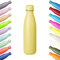 Dc Casa Borraccia Termica 500 ml, Bottiglia Isotermica 7,1x26,5 cm Borraccia da Viaggio per Bevande, Design Colorato Resistente, Ideale per Ufficio, Sport, e Tempo Libero (Giallo pastello)