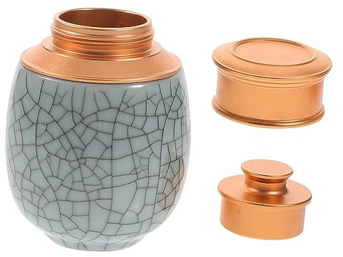 TOPBATHY Traditioneller Chinesischer Teebehälter Aus Porzellan Robuster Keramik-teebehälter