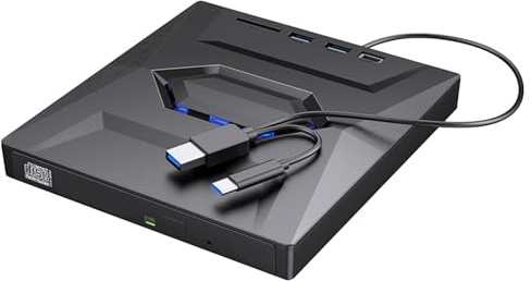 Unidad de Disco para computadora portátil, Unidad de Disco Externa para | y escritor de unidad de disco con transferencia de datos de