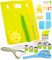 Azyvum Kit Couteau sécurité de Cuisine pour Enfants - 32 Pièces Couteau Enfants pour couper et cuire des fruits ou légumes | Couteau Enfant qui ne Coupe pas, Couteaux enfants à partir de 2 ans