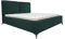 Polsterbett Nairobi 140/160/180/200x200cm - Bett mit Bettkasten - Lattenrost und Metallrahmen - Doppelbett - Bett mit Stauraum und Kopfteil - Gepolstertes Bett (Rolf 17 dunkles Türkis, 180x200cm)