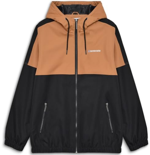 Lambretta Mens Contrast Panel Hooded Jacket
