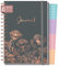 Häfft® Bullet Journal Fancy - Hardcover Notizbuch A5 dotted, 120 g/m²-Papier, Rosègold-Prägung, 160 Seiten - Ringbuch, Tagebuch Poppy