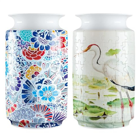 3D Puzzles Vase - 3d Flower Vase Jigsaw - Unique Flower Vase - Unique DIYs Puzzles Vase | For Flowers, Art Flower Arrangement Jigsaw Puzzle Vases Craft Kits, For Home Decor
