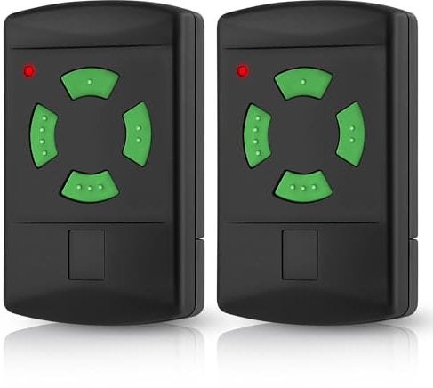 pepape 2 Stück Garagentor Fernbedienung für Hörmann HSM4-26.975, HSM2-26.975, HS2-26.975, DH01-26.975, DHM02-26.975, Kompatibel mit Hörmann 26,975MHz Garagentoröffner Handsender