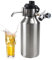 NJDQFA Fût De Bière, Tireuse à Bière Portable 2 L Growler, Fût à Pression en INOX, cultivateur de fût à Double paroi, Kits de systèmes de Distribution