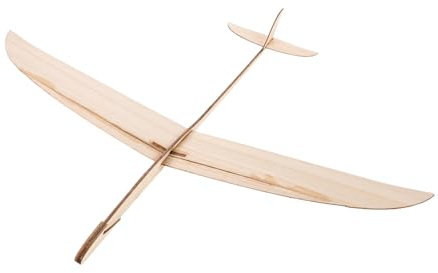 INOOMP Holz Segelflugzeug DIY Modellflugzeug Bausatz Handstart Flugzeugmodell Für Innen Und Außenbereich Junge Mädchen Erwachsene