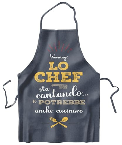 KAÏDENSÏ Grembiule Barbecue Uomo - Grembiule Cucina Divertente - Idea Regalo Gadget Divertente