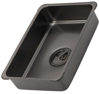 Zktfyshk Fregadero de acero inoxidable, lavabo de almacenamiento de agua, lavaplatos, picnic, lavado de manos, tanques de lavado de manos para cocinar al aire libre