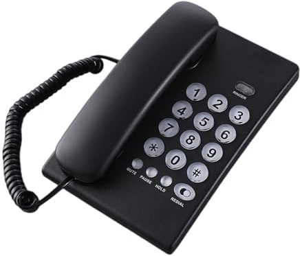 Telefono fisso con filo Scrivania Telefono di casa con pulsanti grandi Telefono a filo per casa ufficio hotel bagno telefono fisso per anziani