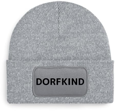 BOO Shirt Dorfkind Mütze – stylische Beanie mit Spruch | Lustiges Geschenk für Männer & Frauen vom Land