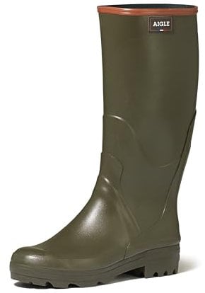 Aigle Chambord Pro 2, Stivali di Gomma da Lavoro Uomo, Kaki, 41 EU