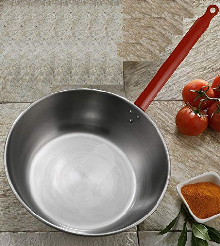 Garcima - Sartén Honda Pulida Con Mango 30 cm.