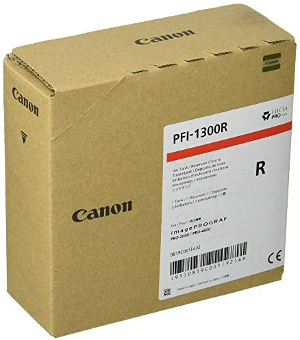 Canon 0819C001 Tinte PFI1300R rot 330ml