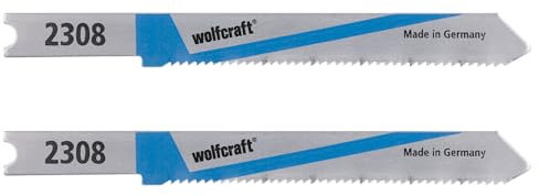wolfcraft Hoja de sierra de calar HSS, vástago en U I 2308000