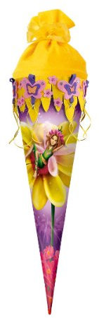 alles-meine.de GmbH Blütenfee Fee Elfe Prinzessin Princess Schultüte Zuckertüte 70cm Filzverschluß