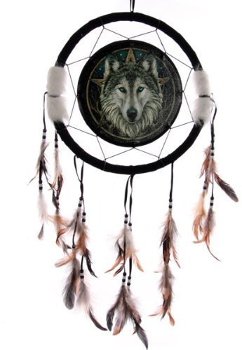 Puckator Traumfänger Impression, Wolf – Lisa Parker – 33 cm