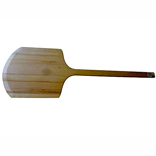 Vogue Pelleà pizza en bois 36 x 41 cm Pelle en aluminium