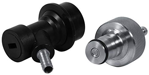 Edelstahl Karbonisierungskappe 1/4 Zoll Widerhaken für PET Flaschen und Kugelverbinder ideal zum Brauen von Sodawasser Bier und Softdrinks For Homebrewing Carbonatation DIY Getränkeherstellung Für nac